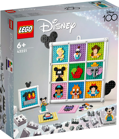 LEGO® Disney LEGO® 43221 - Disney 100 Jahre Zeichentrickikonen (1022 Teile)
