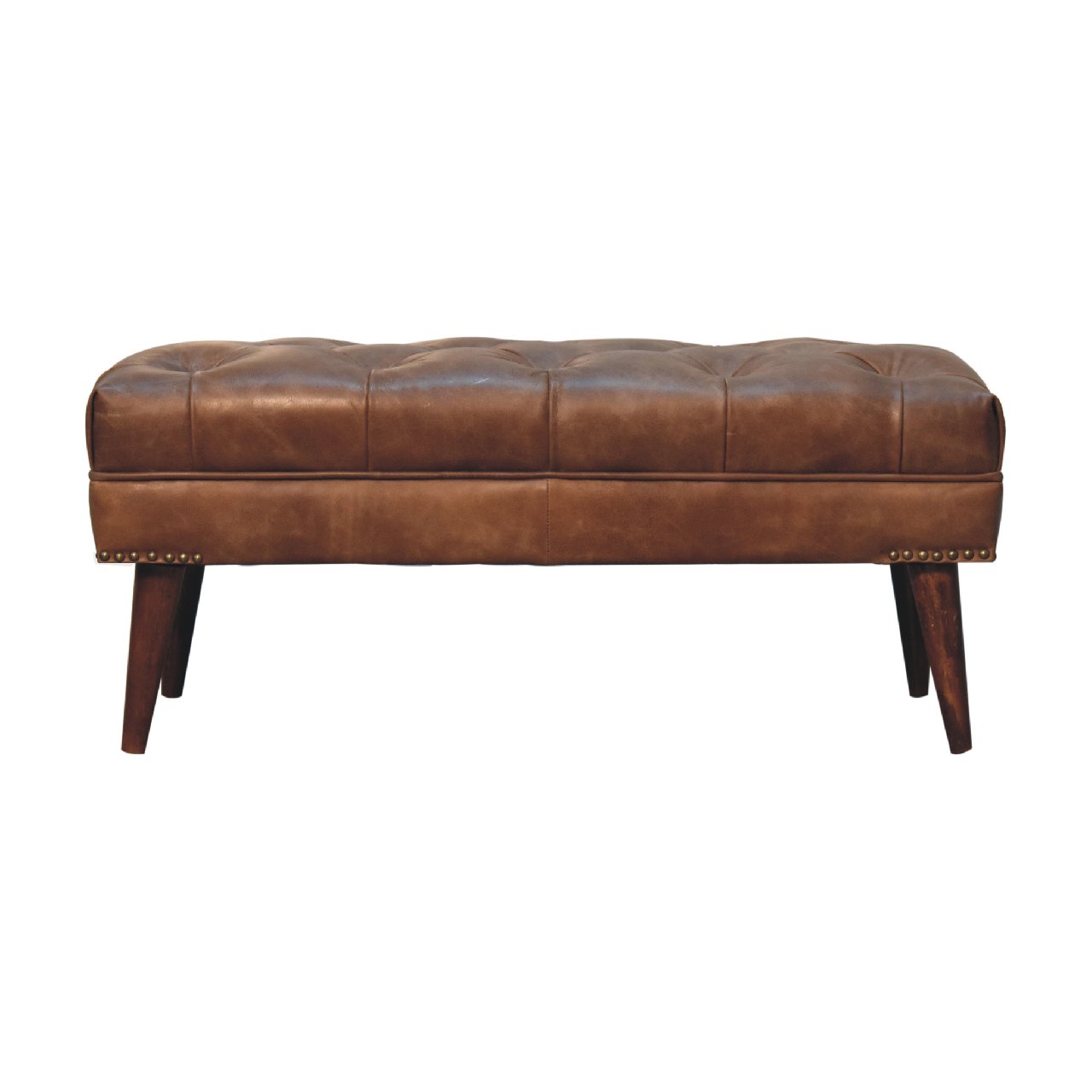 Lederbank „Harbour Brown“