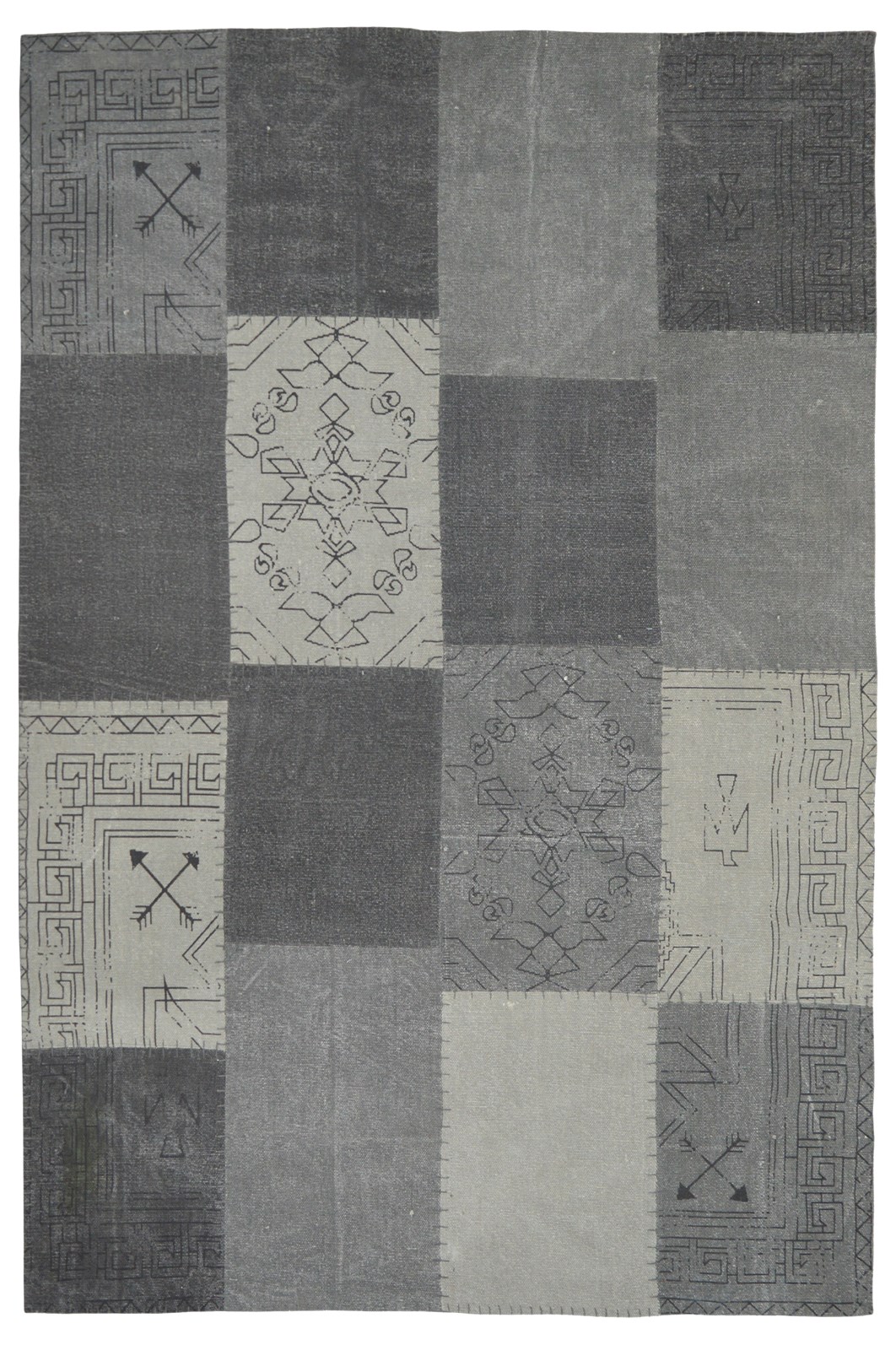 Teppich Lyrical 210 Multi / Grau 120cm x 170cm