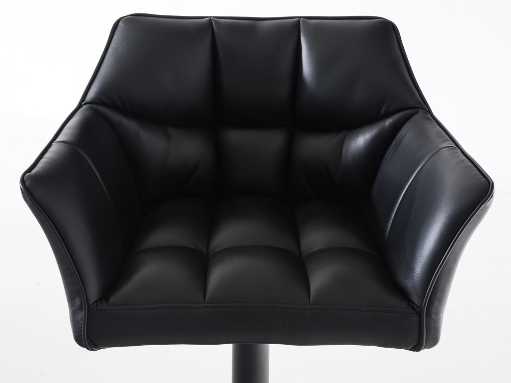 2er Set Barhocker Damaso Kunstleder schwarz