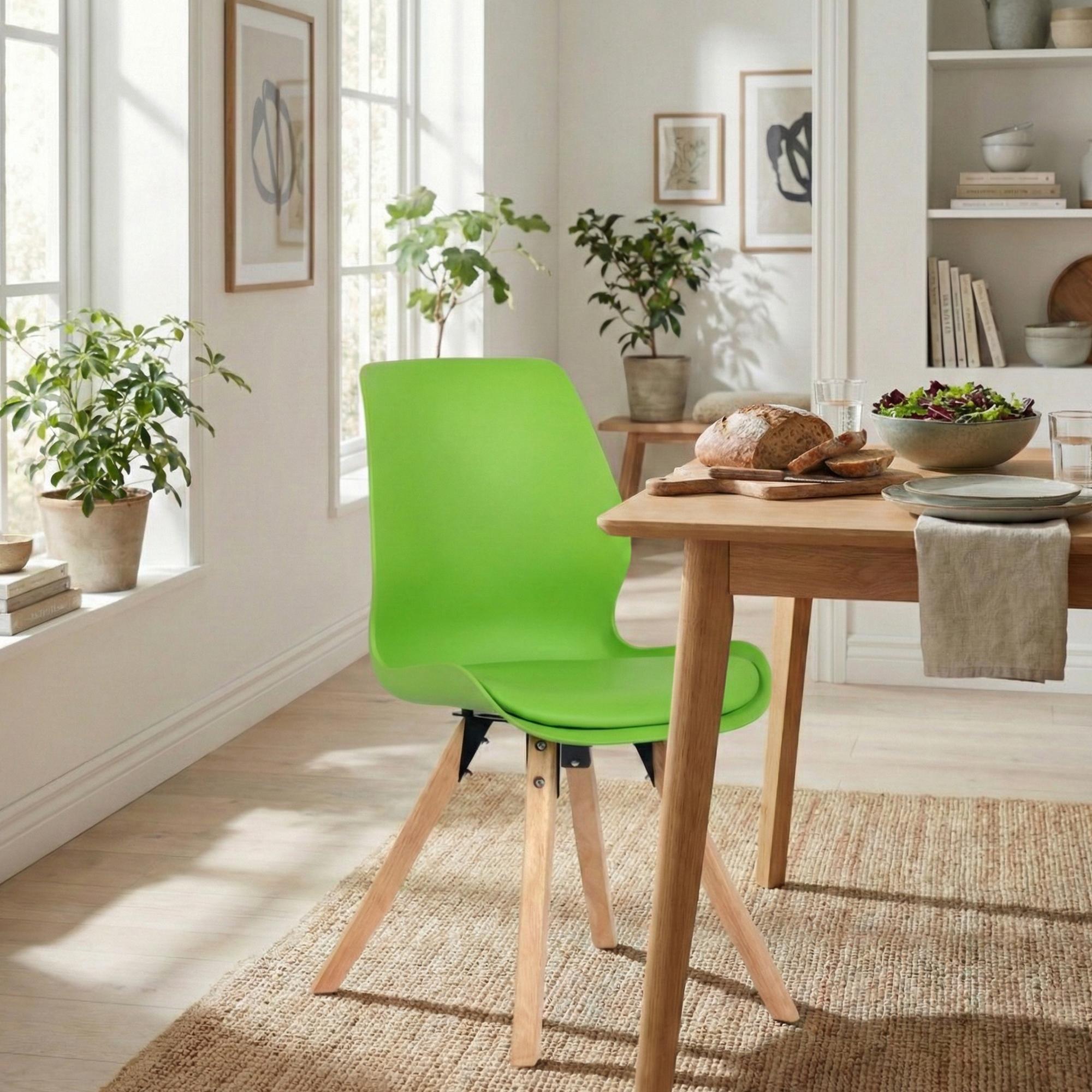 2er Set Stuhl Luna Kunststoff