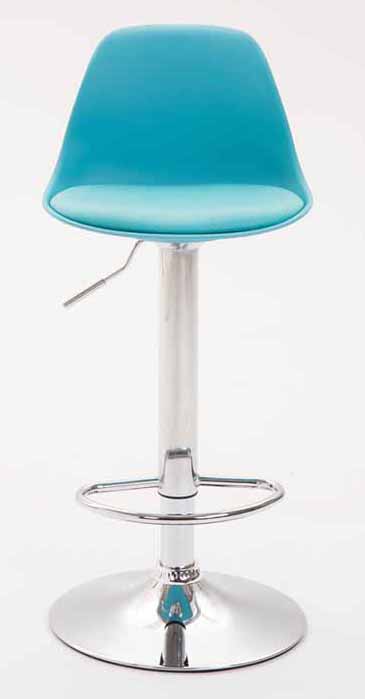 2er Set Barhocker Kiel Kunststoff chrom