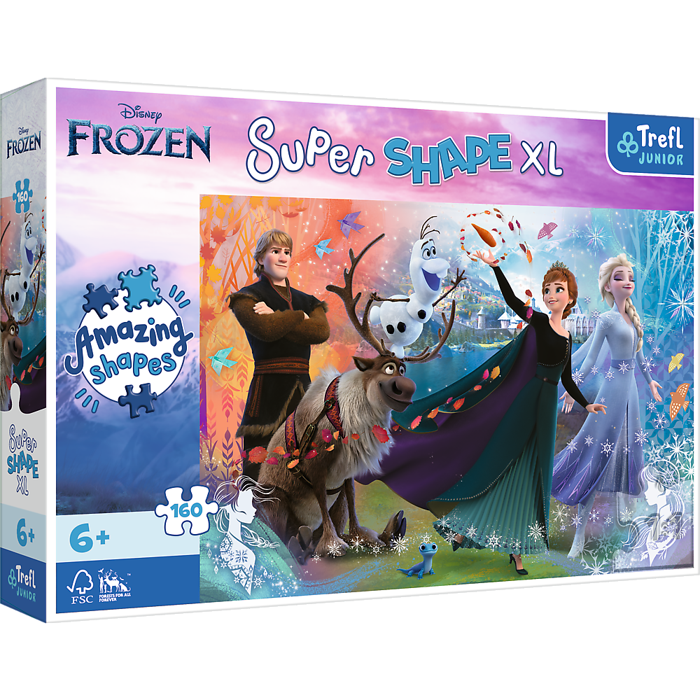 Trefl Puzzles Disney Frozen / Die Eiskönigin - Junior Super Shape XL Puzzle 160 Teile