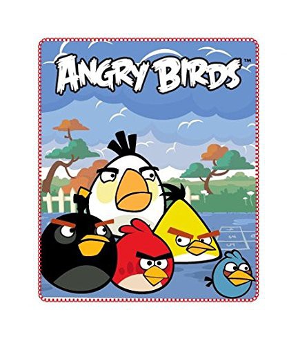 Sun City Textilien Angry Birds - Polar Fleecedecke 120x140cm