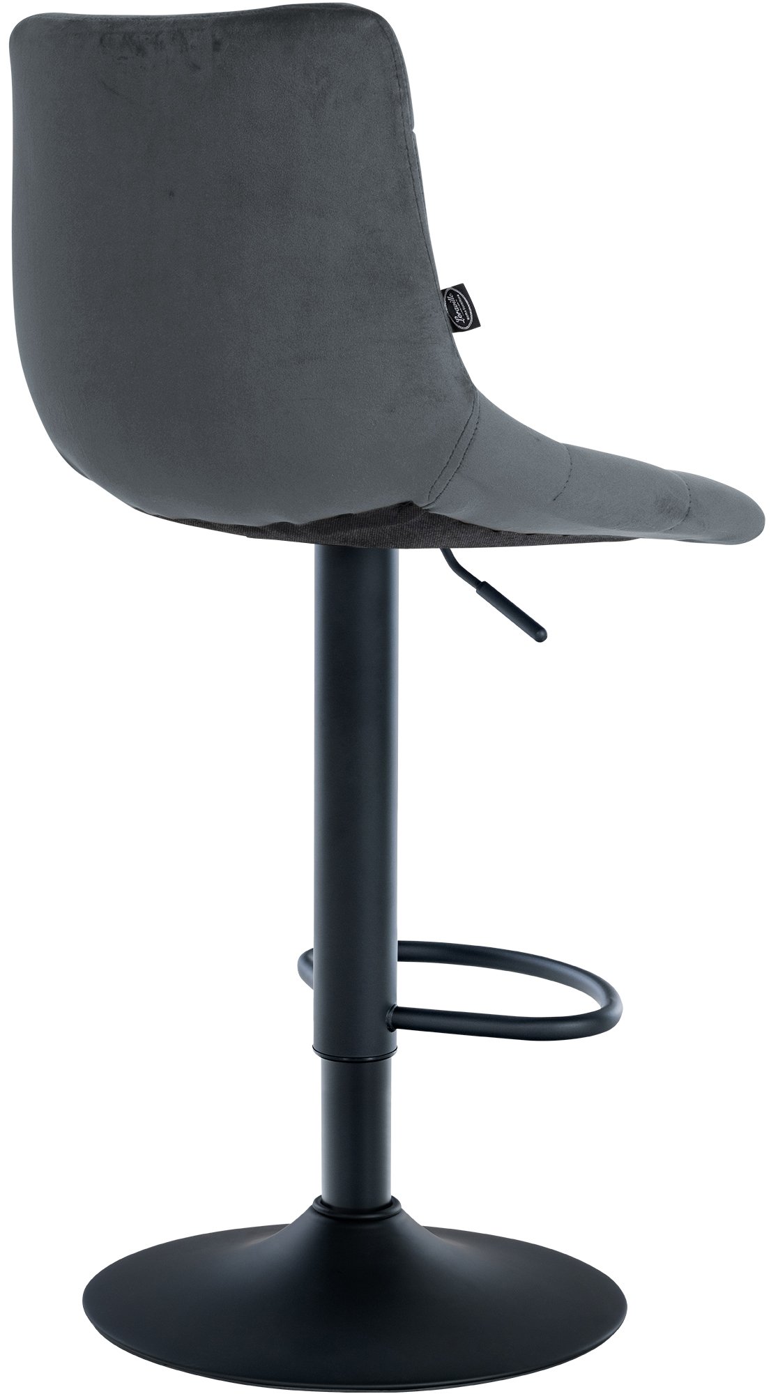 Barhocker Jerry Samt schwarz