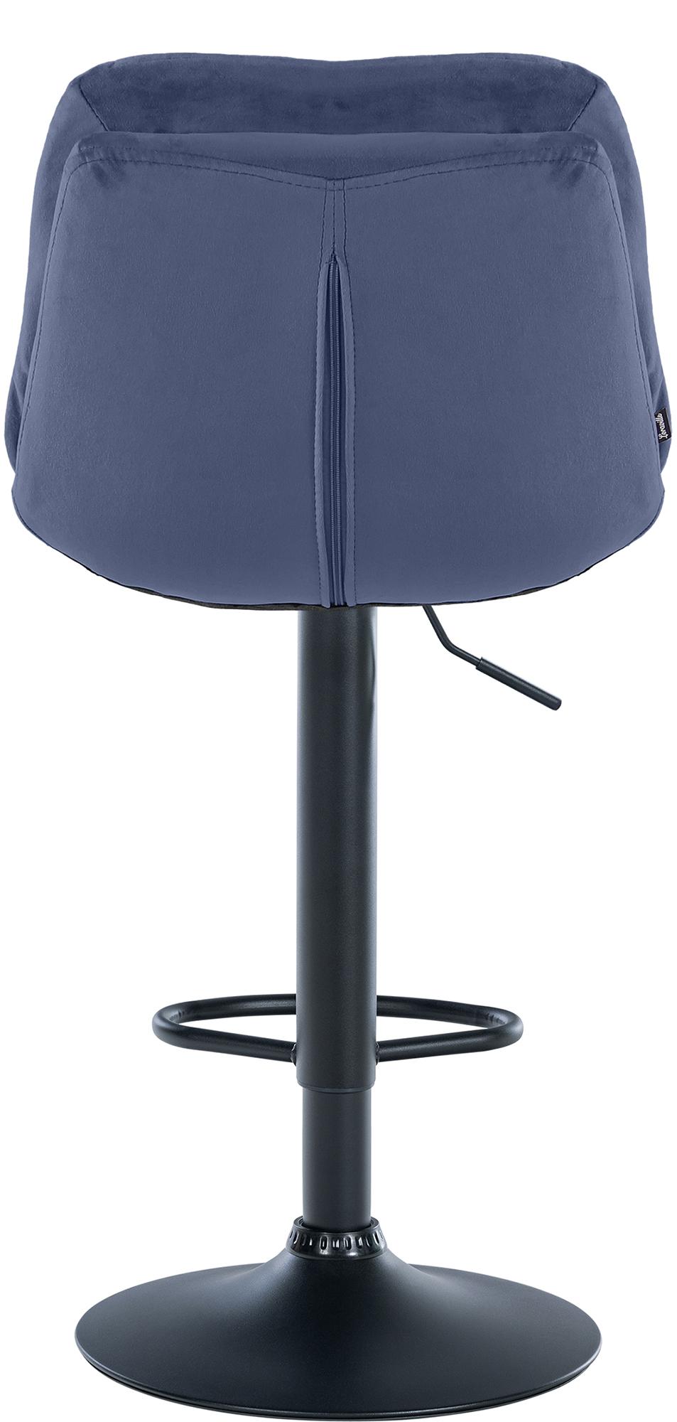 Barhocker Laurel Samt schwarz