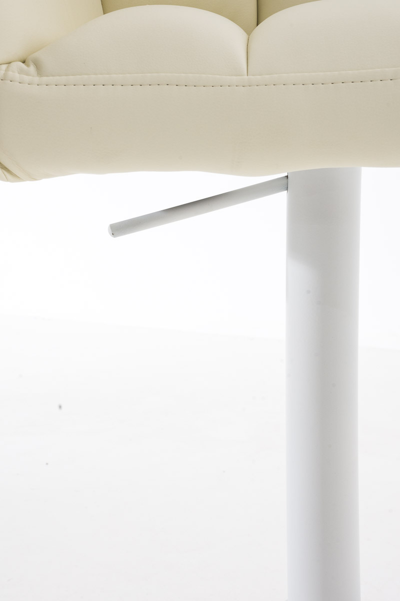 2er Set Barhocker Damaso Kunstleder weiß