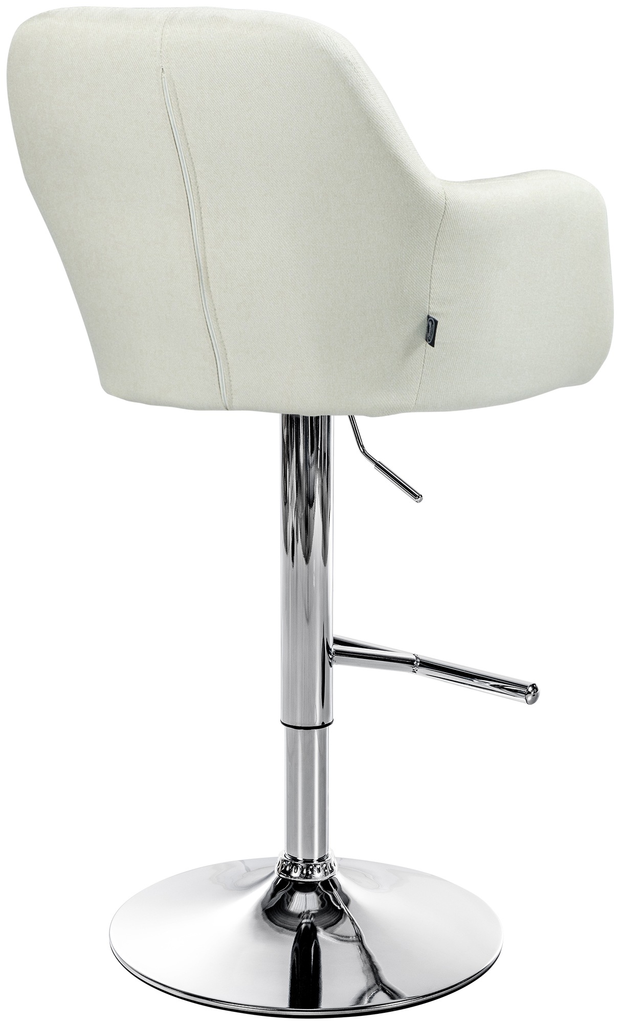 Barhocker Natoma Stoff chrom