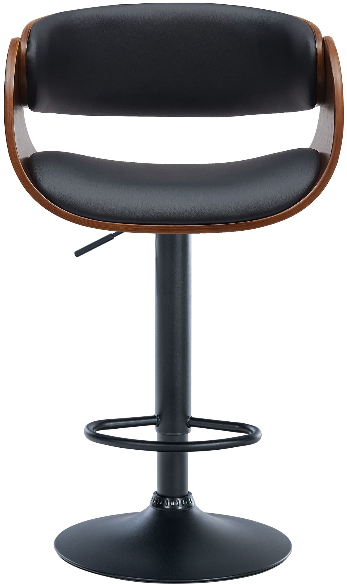 Barhocker Portmore Kunstleder schwarz