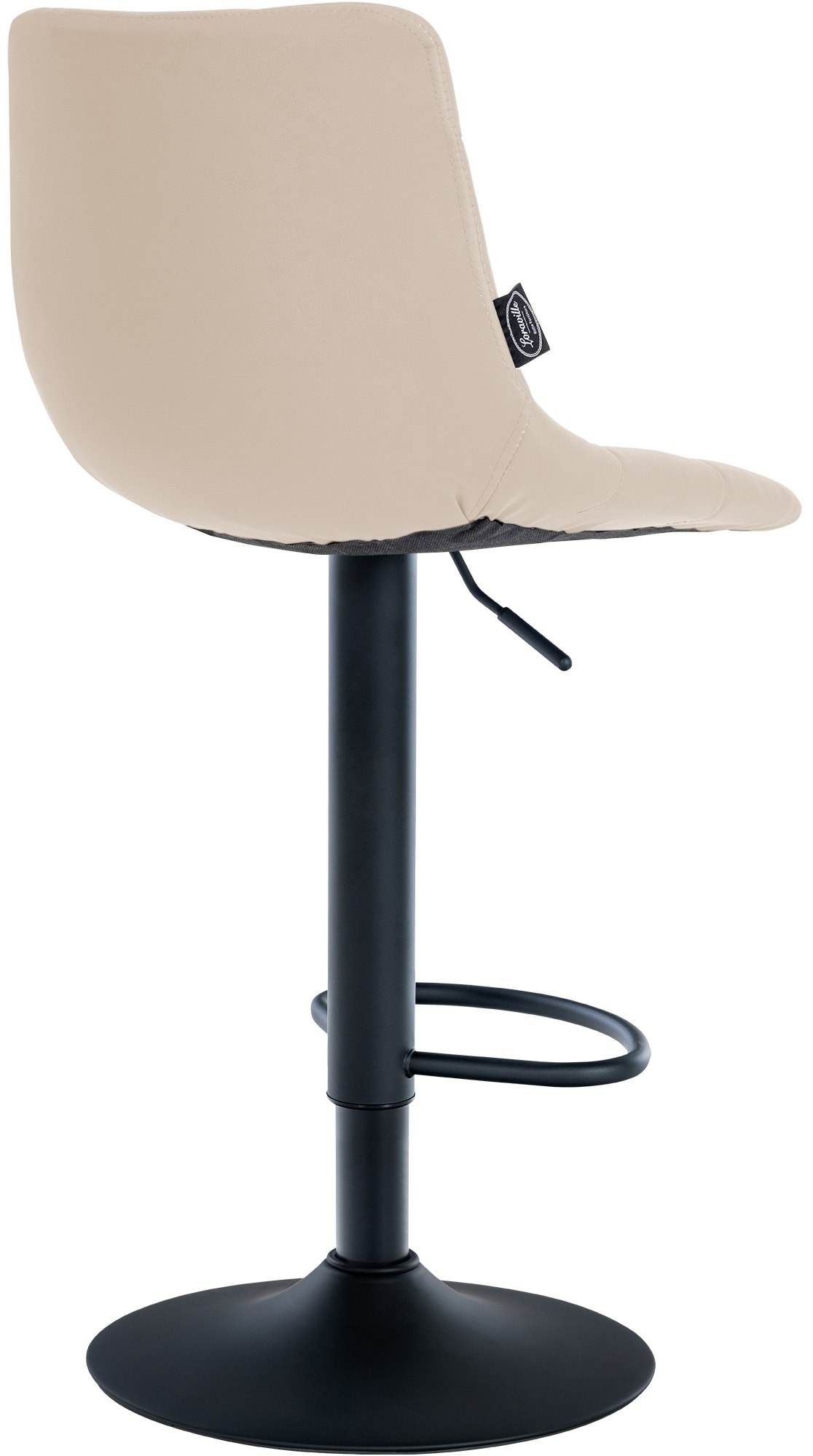 2er Set Barhocker Jerry Kunstleder schwarz