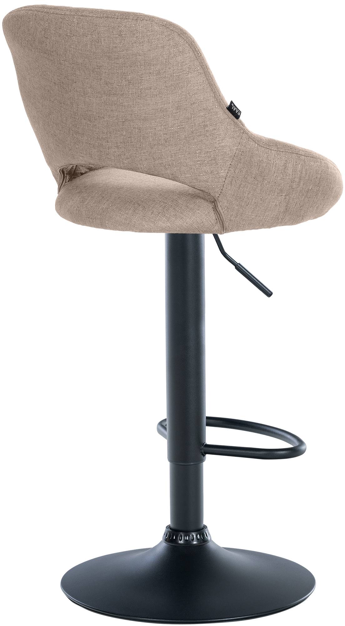 Barhocker Milet Stoff schwarz