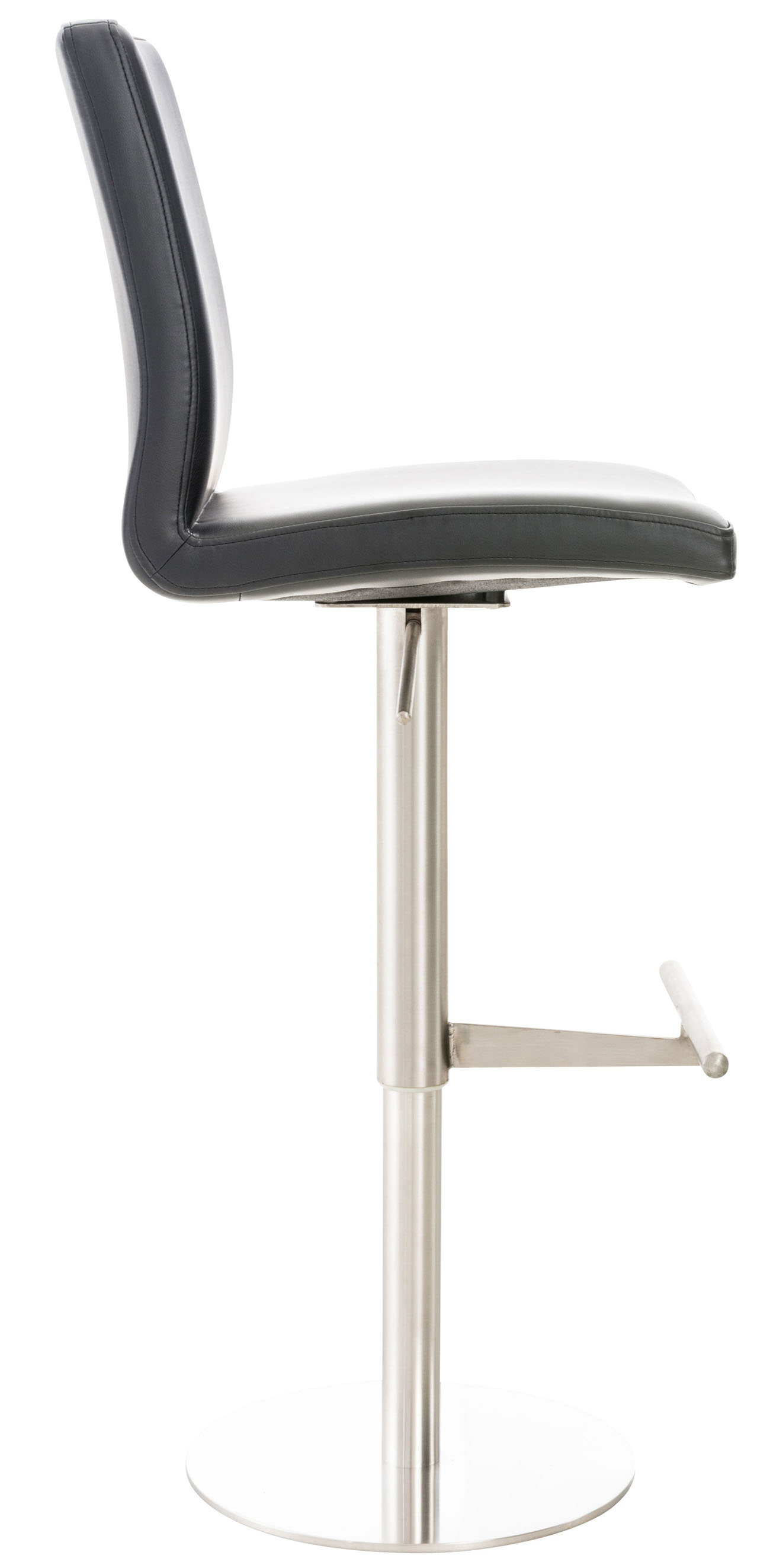 Barhocker Cadiz Kunstleder edelstahl