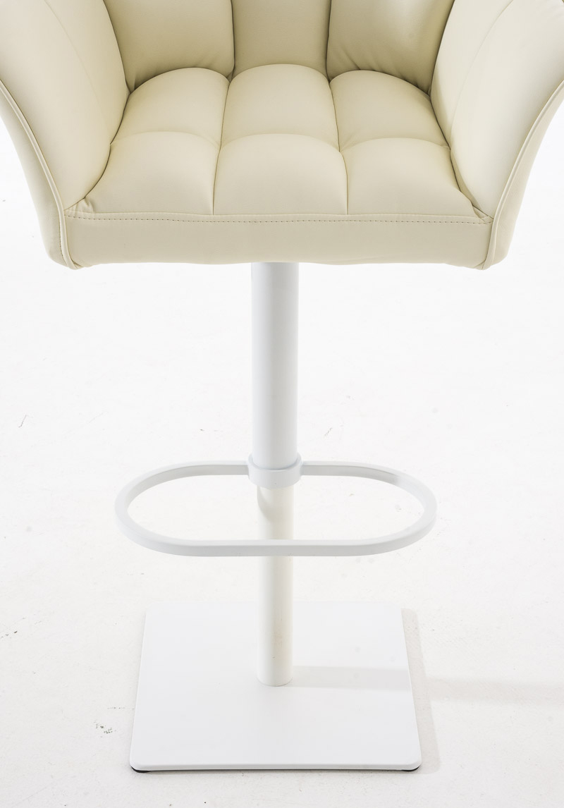 2er Set Barhocker Damaso Kunstleder weiß