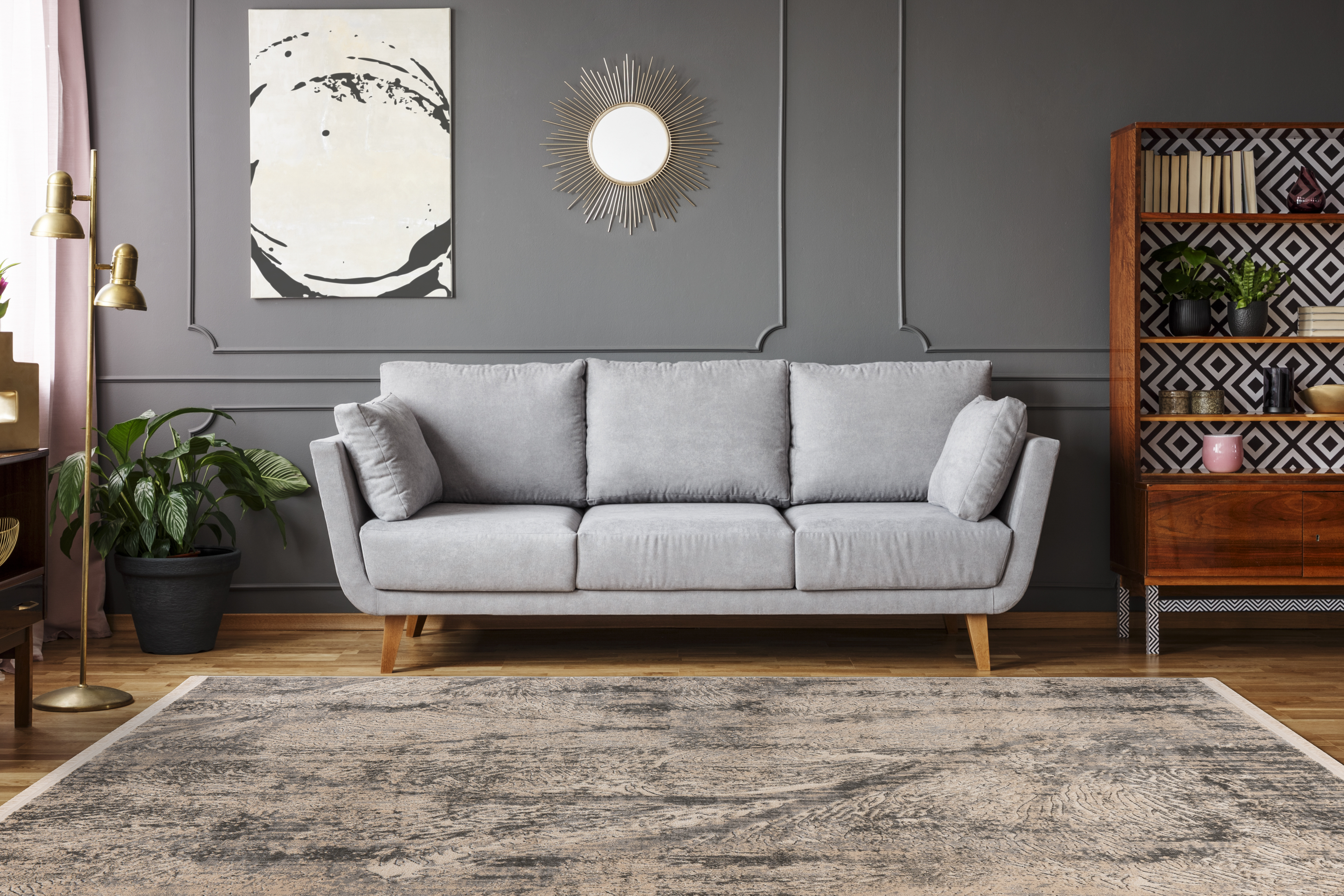 Teppich Adela 525 Grau 120 x 170 cm