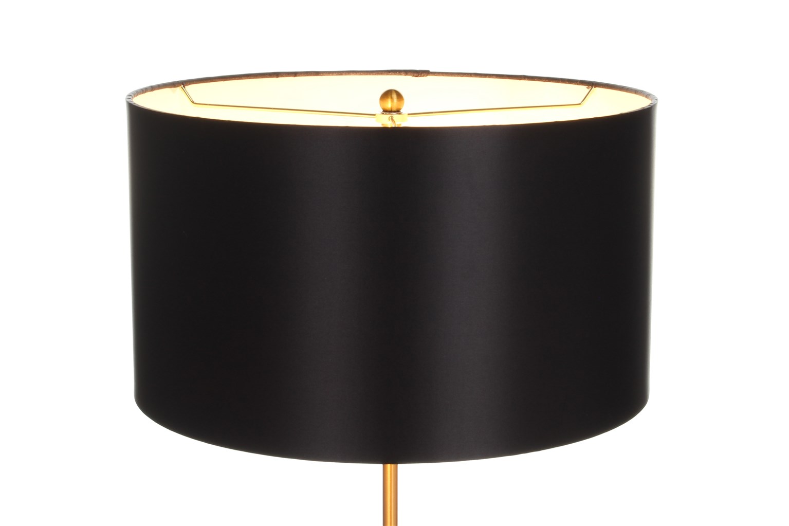 Design-Lampe mit runden Lampenschirm