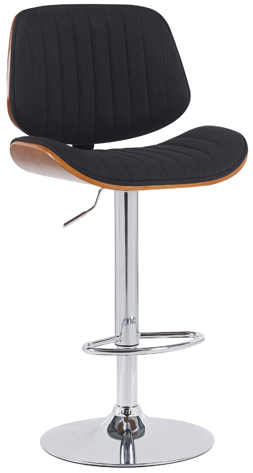 Barhocker Clawson Stoff chrom