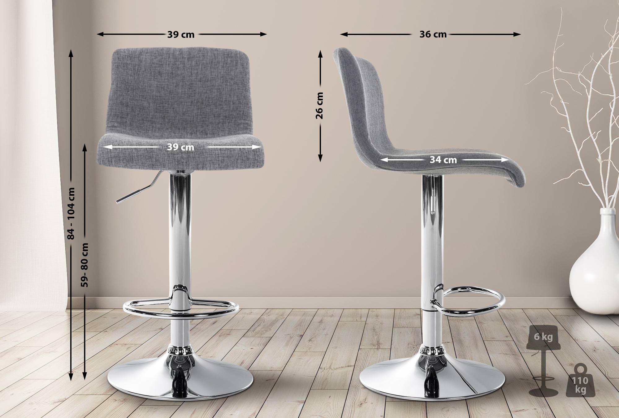 Barhocker Hoover Stoff C