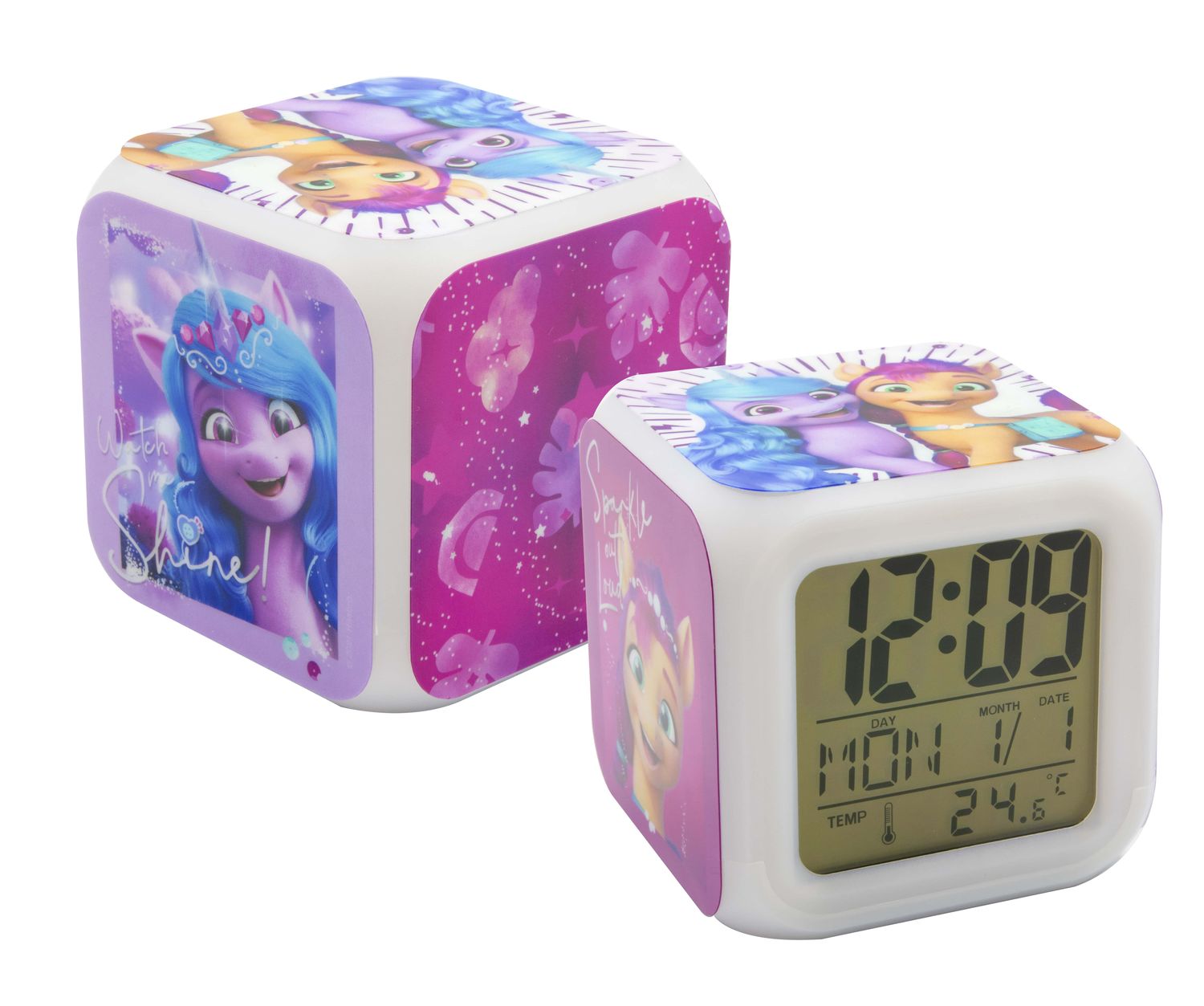 Joy Toy Uhren & Wecker My little Pony - The Movie 2 - Würfel-Wecker
