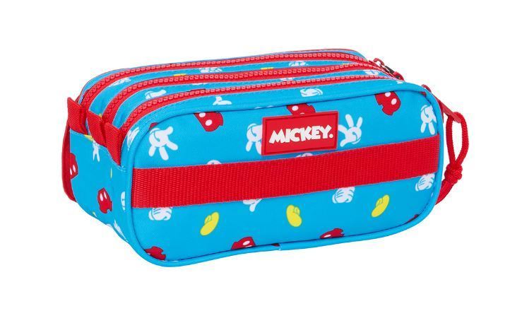 SAFTA Mickey Mouse Mickey Mouse - Mäppchen mit 3 Fächern - 21 cm