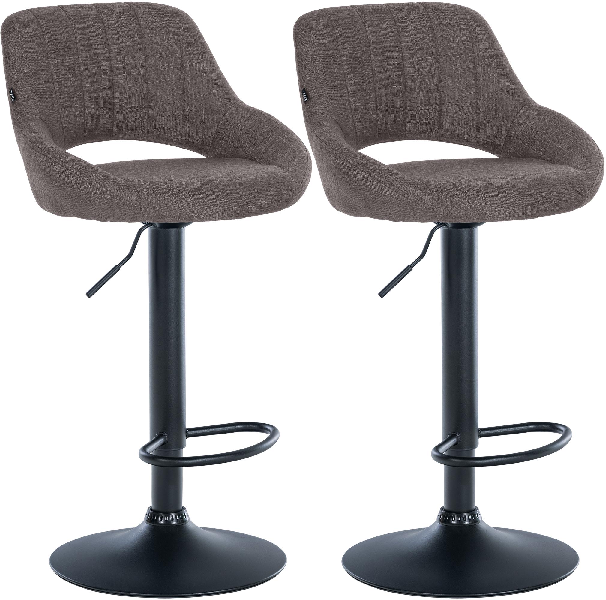 2er Set Barhocker Milet Stoff B