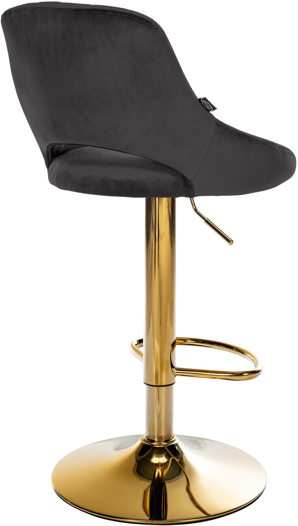 Barhocker Milet Samt gold