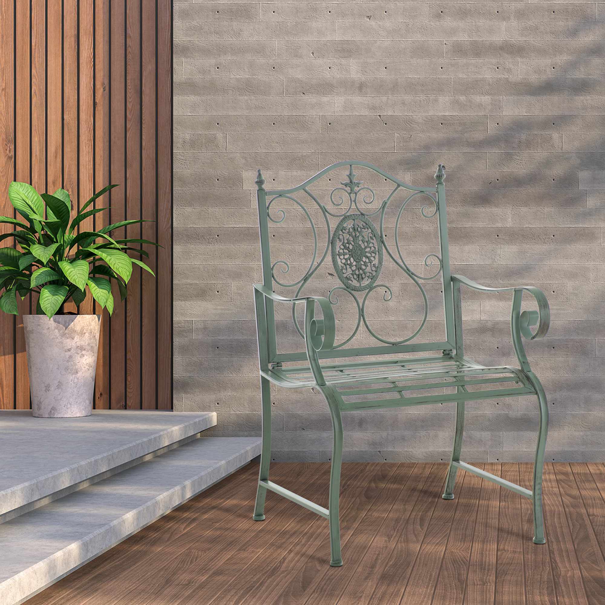 CLP Trading GmbH 2er Set Gartenstühle Punjab – Ansicht 3