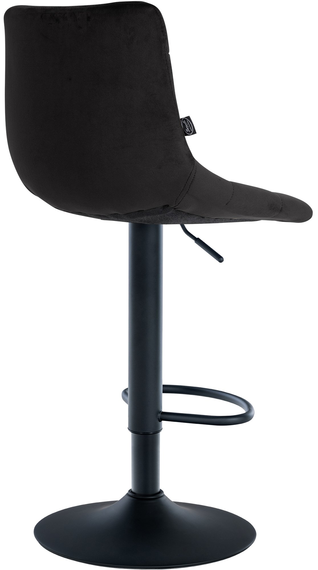 Barhocker Jerry Samt schwarz