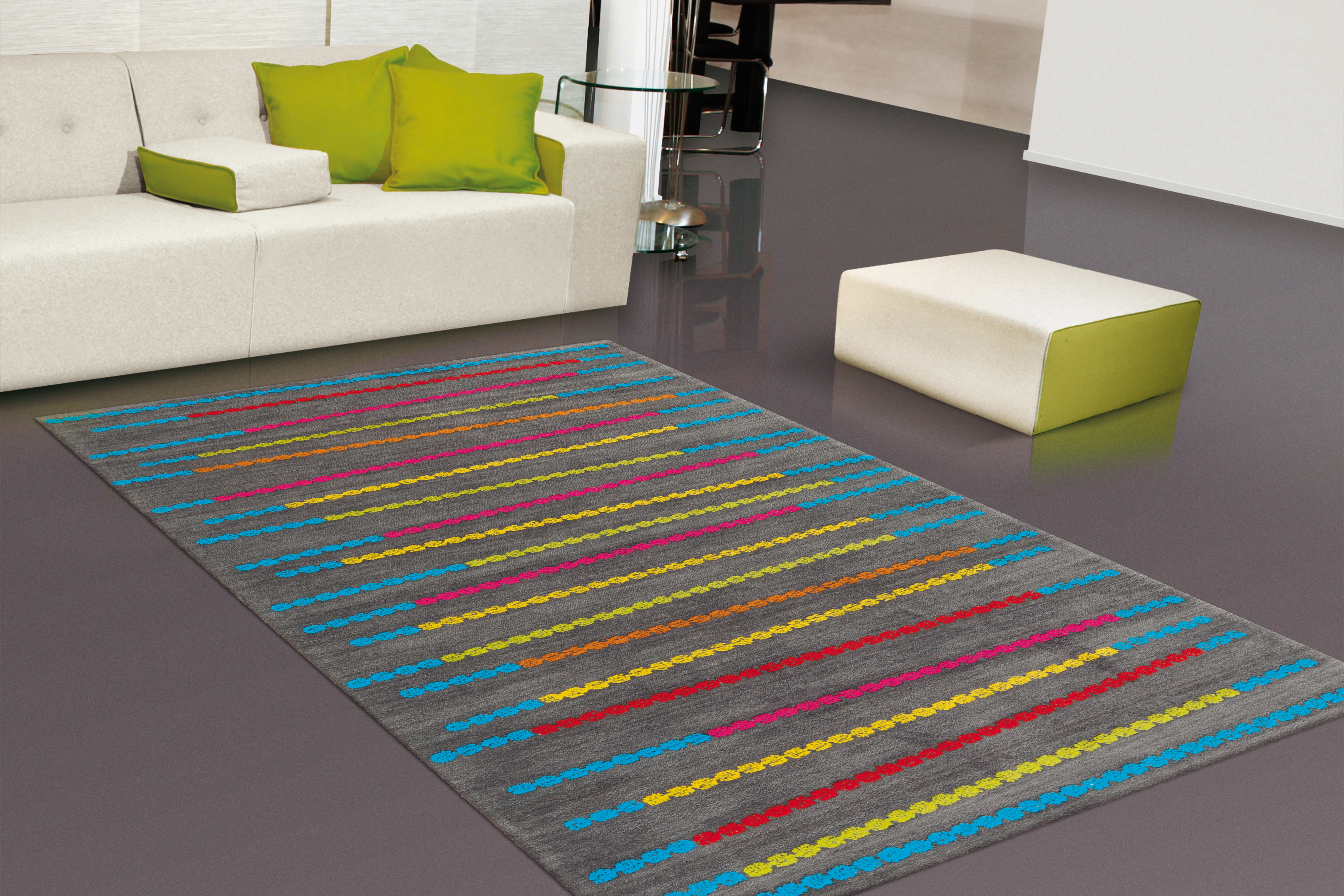 Teppich Mood 4311 Multi / Blau 170cm x 240cm