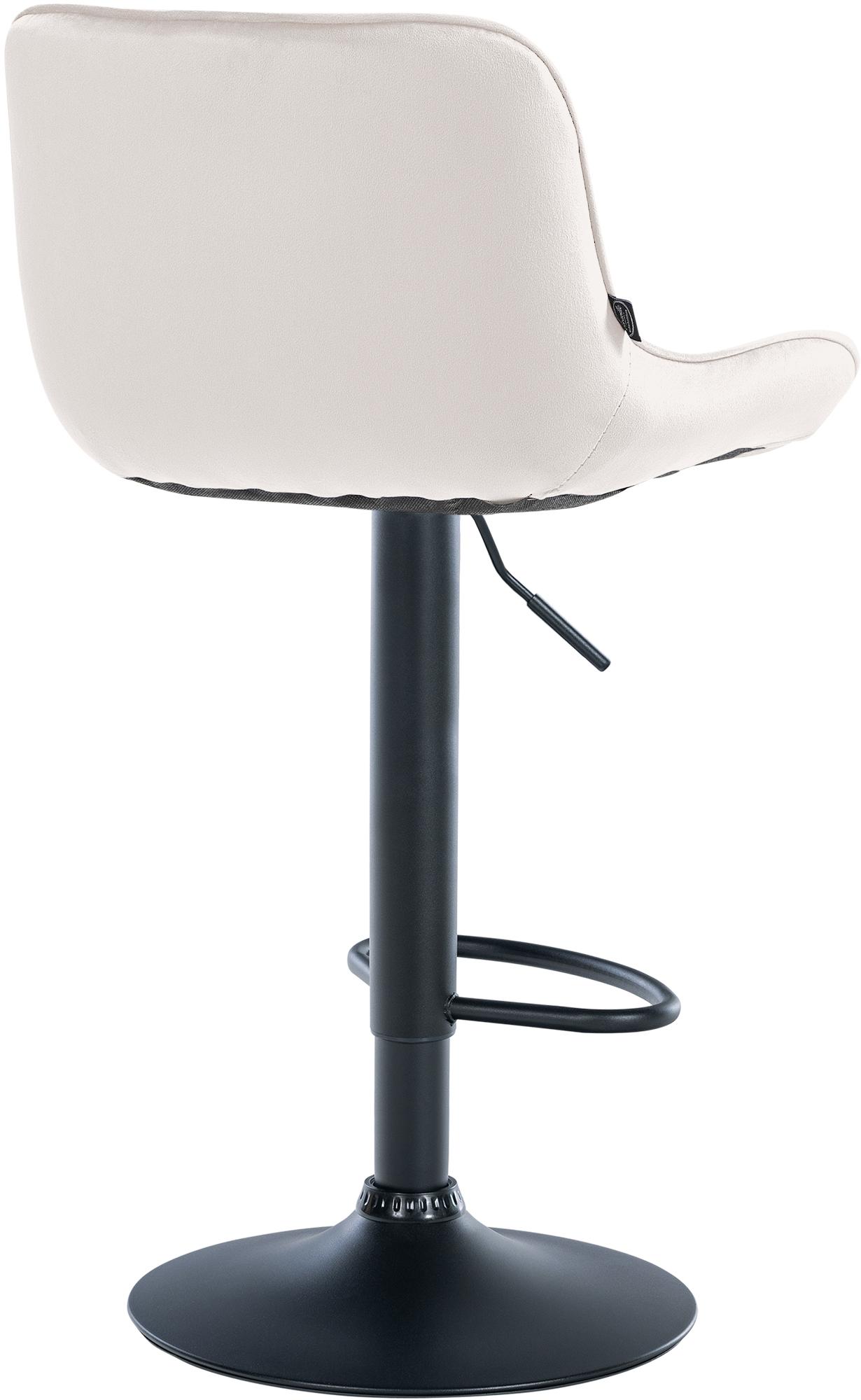 2er Set Barhocker Vonore Samt schwarz
