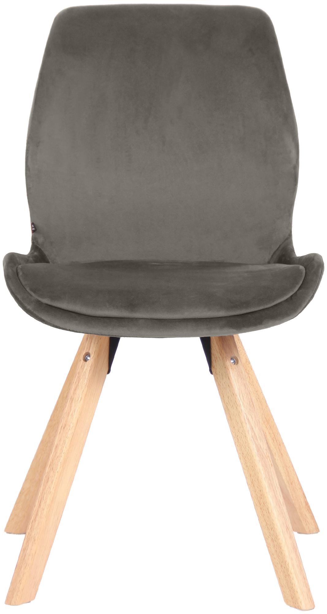 4er Set Stuhl Luna Samt
