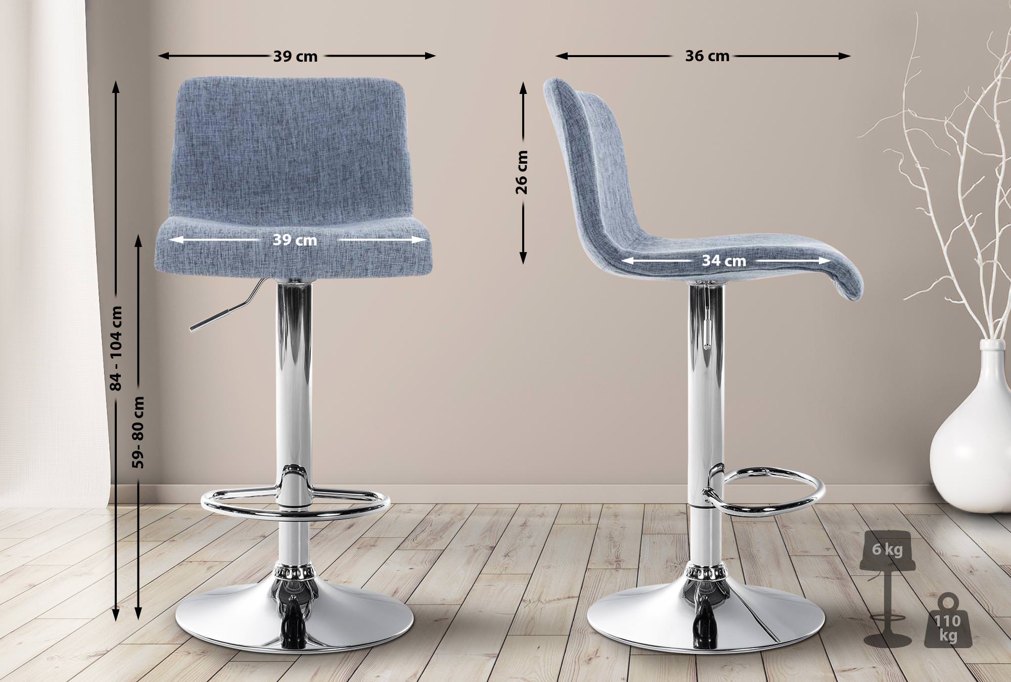 Barhocker Hoover Stoff C