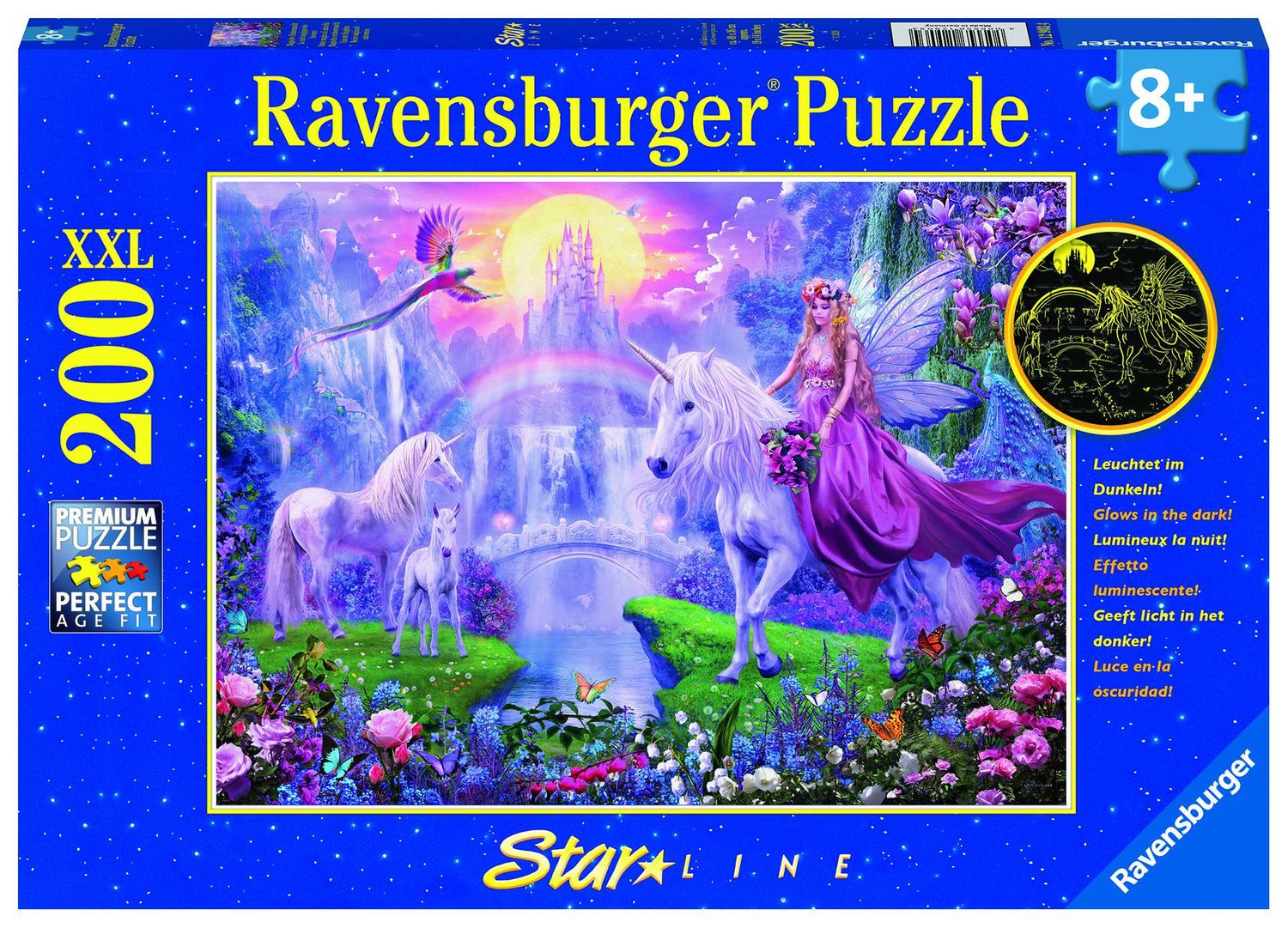 Ravensburger Puzzles Magische Einhornnacht - Puzzle 200 Teile
