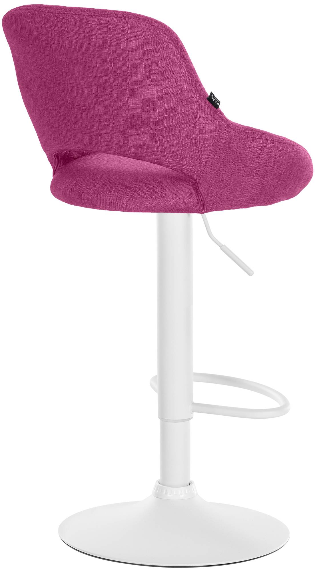 Barhocker Milet Stoff weiß