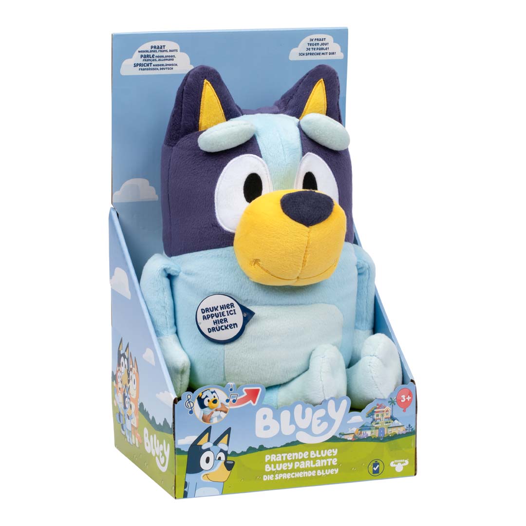 Moose Toys Elektronisches Spielzeug BLUEY - Sprechende Plüschfigur