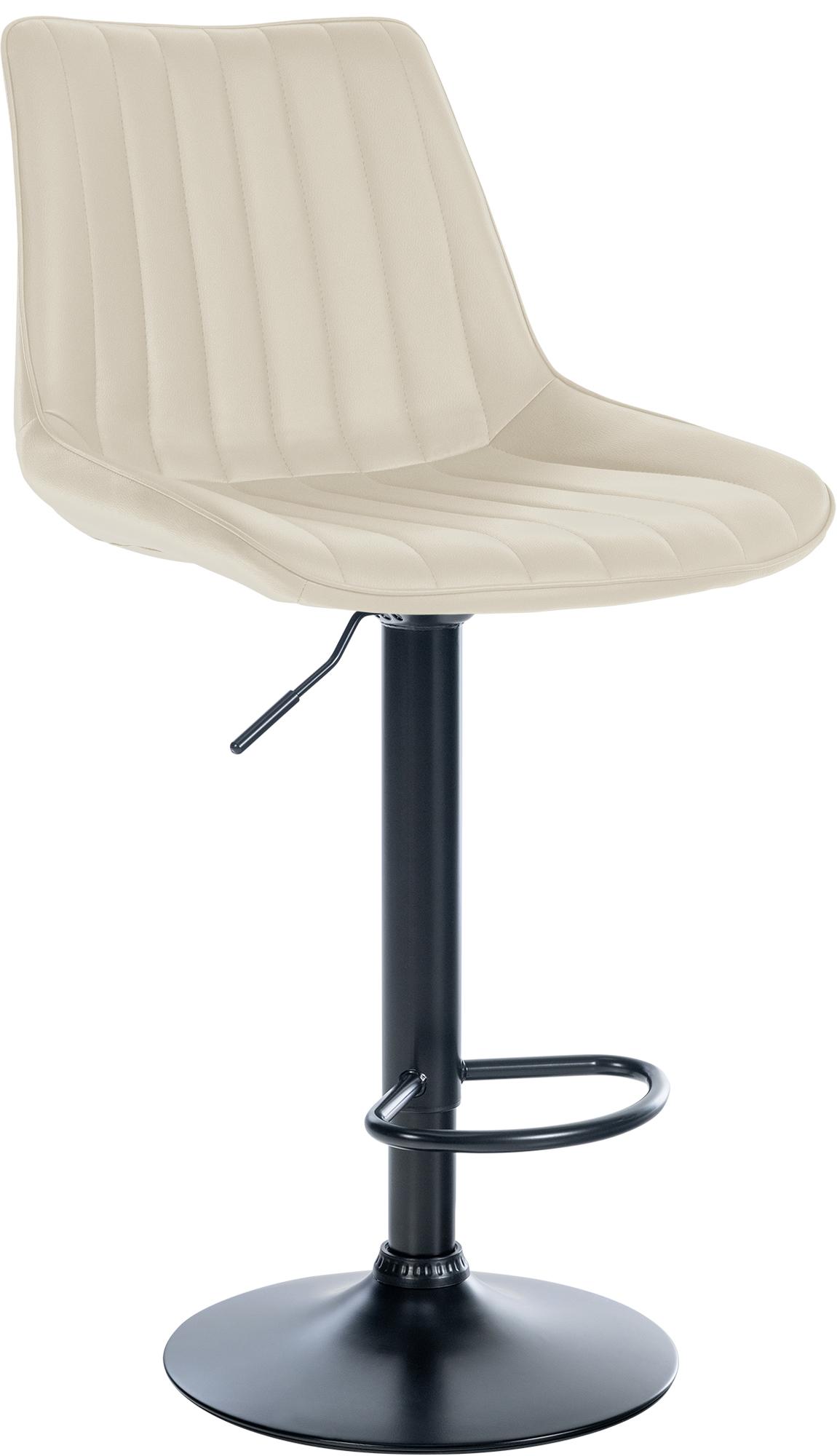 Barhocker Toni Kunstleder schwarz