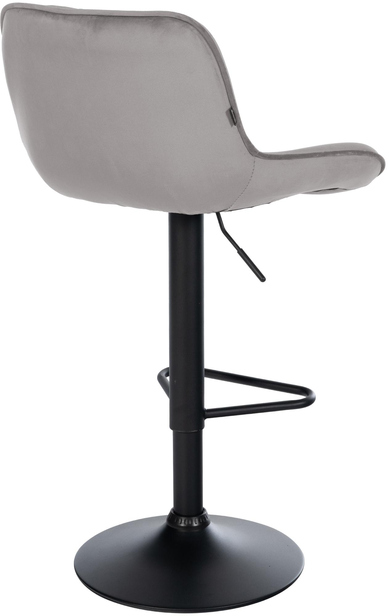 2er Set Barhocker Kasson Samt