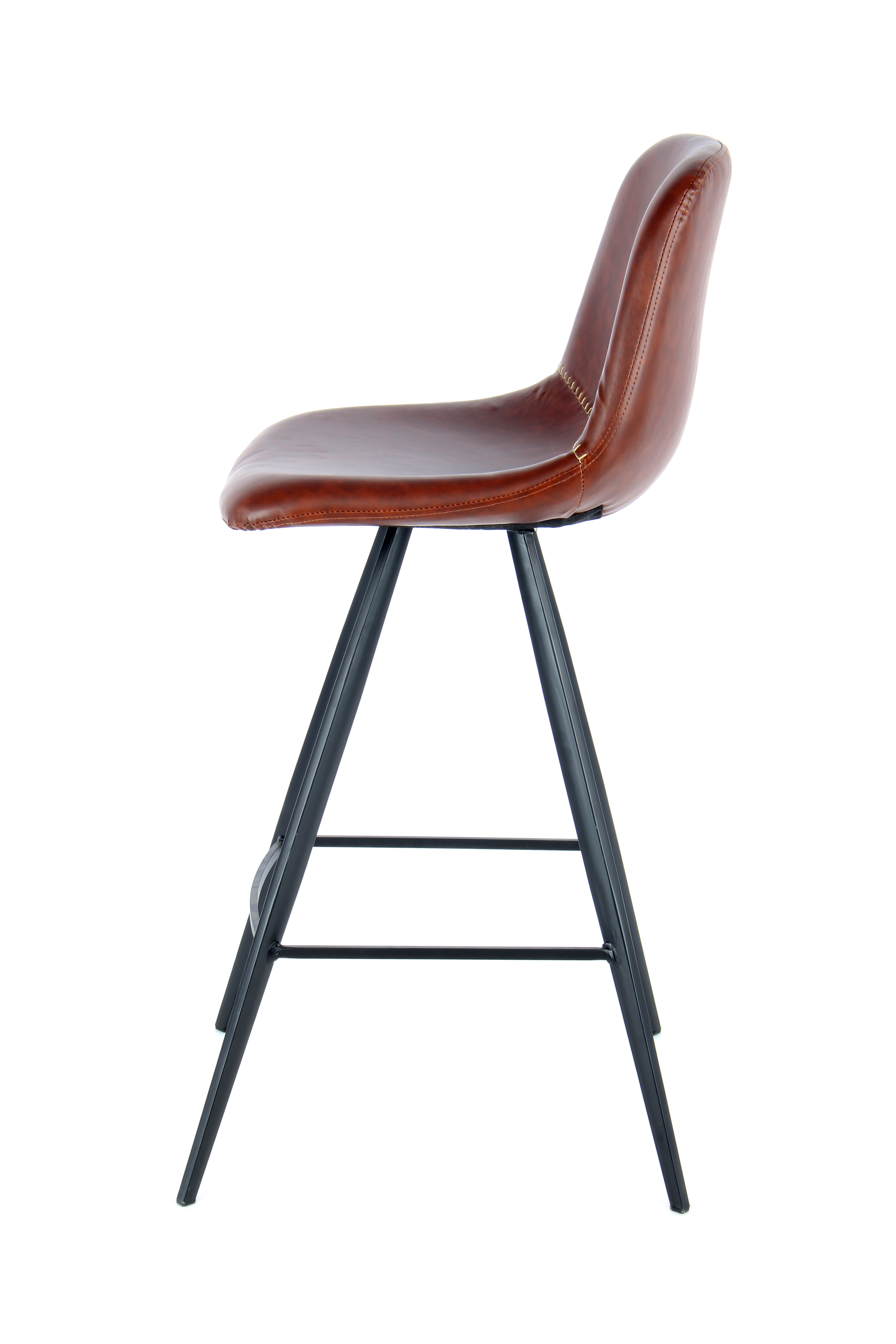 Barhocker Duo Dunkelbraun / Schwarz