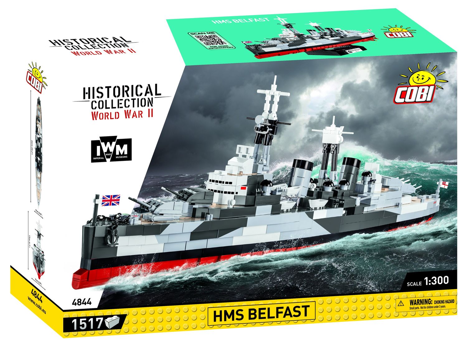 COBI Bau- & Konstruktionsspielzeug COBI-4844- Konstruktionsspielzeug - HC WWII - HMS BELFAST IWM