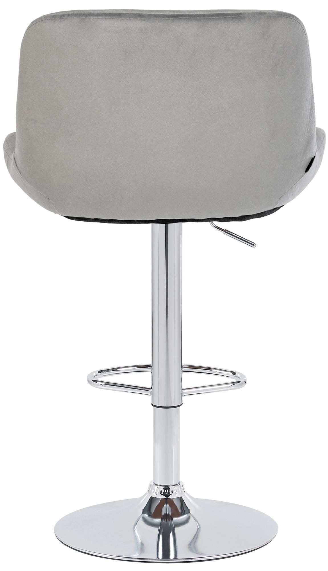 Barhocker Solon Chrom Samt