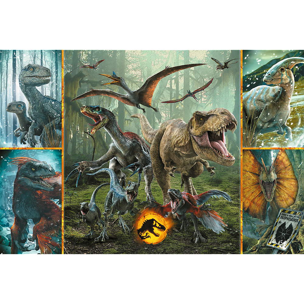 Trefl Puzzles Jurassic World - Junior Super Shape XL Puzzle 160 Teile