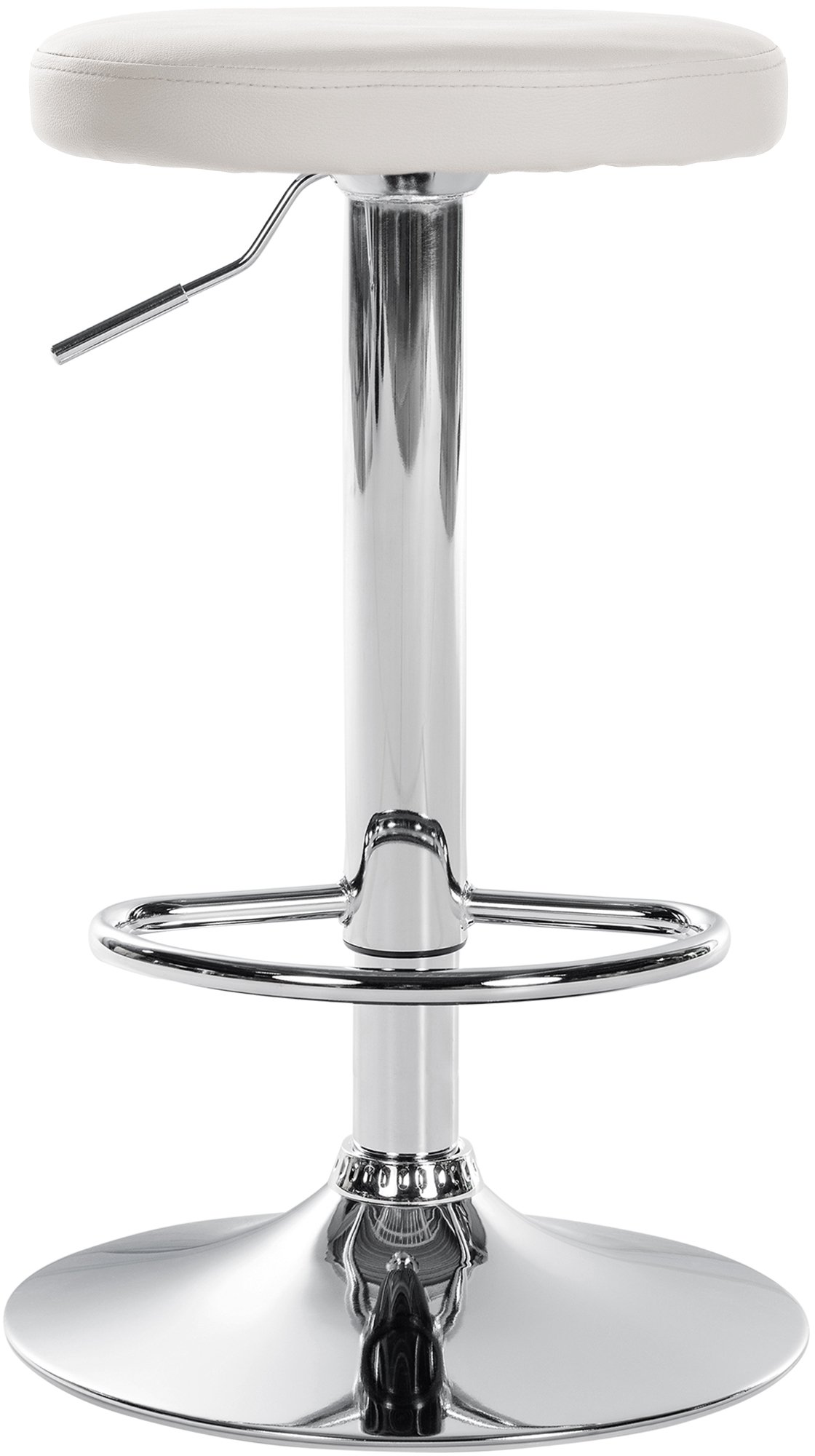 2er Set Barhocker Ponte Kunstleder chrom