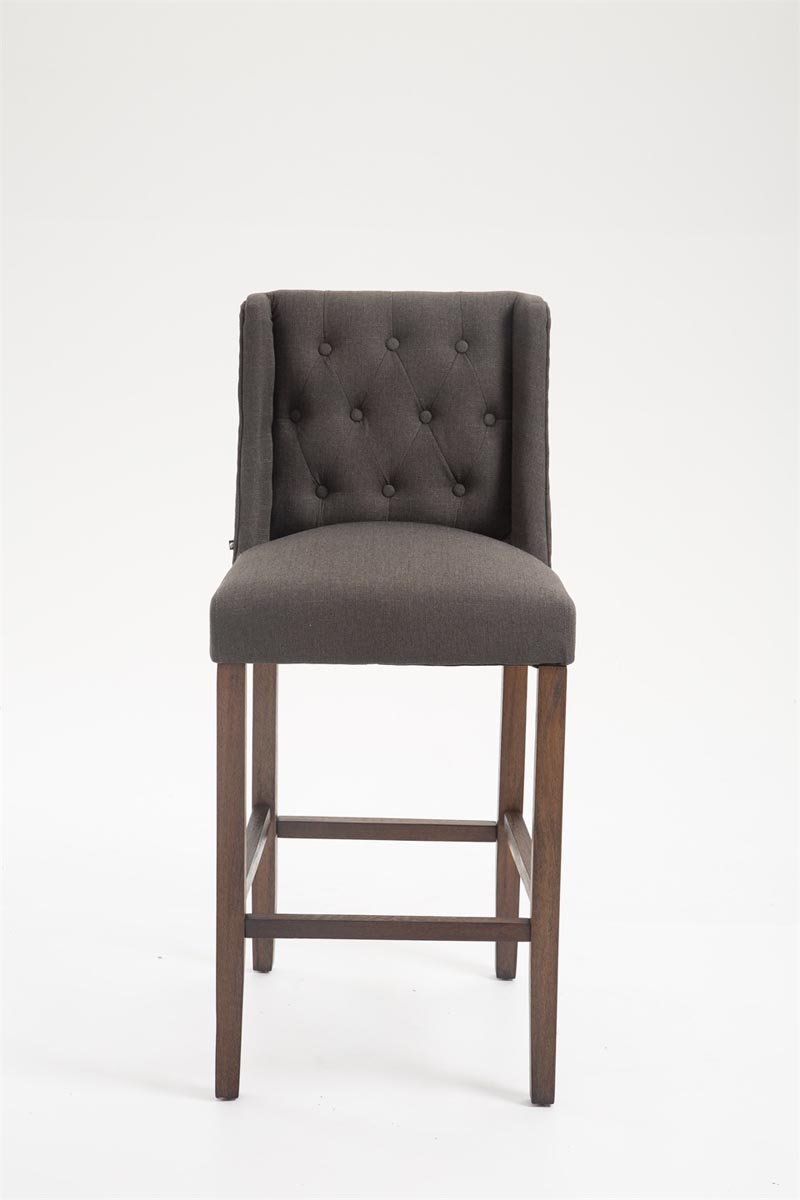 Barhocker Cassandra Stoff Antik-dunkel