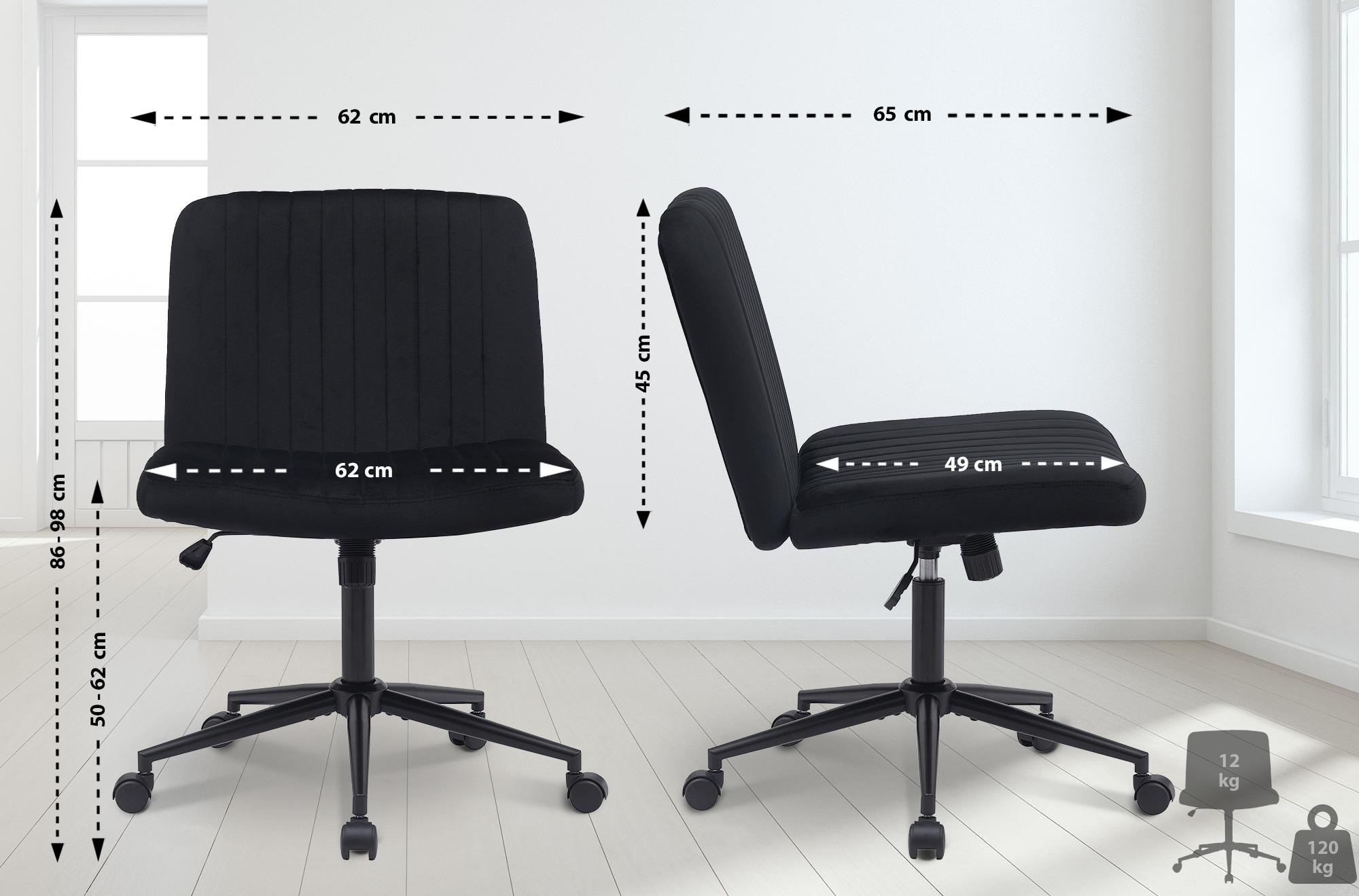 Bürostuhl Kingman Samt