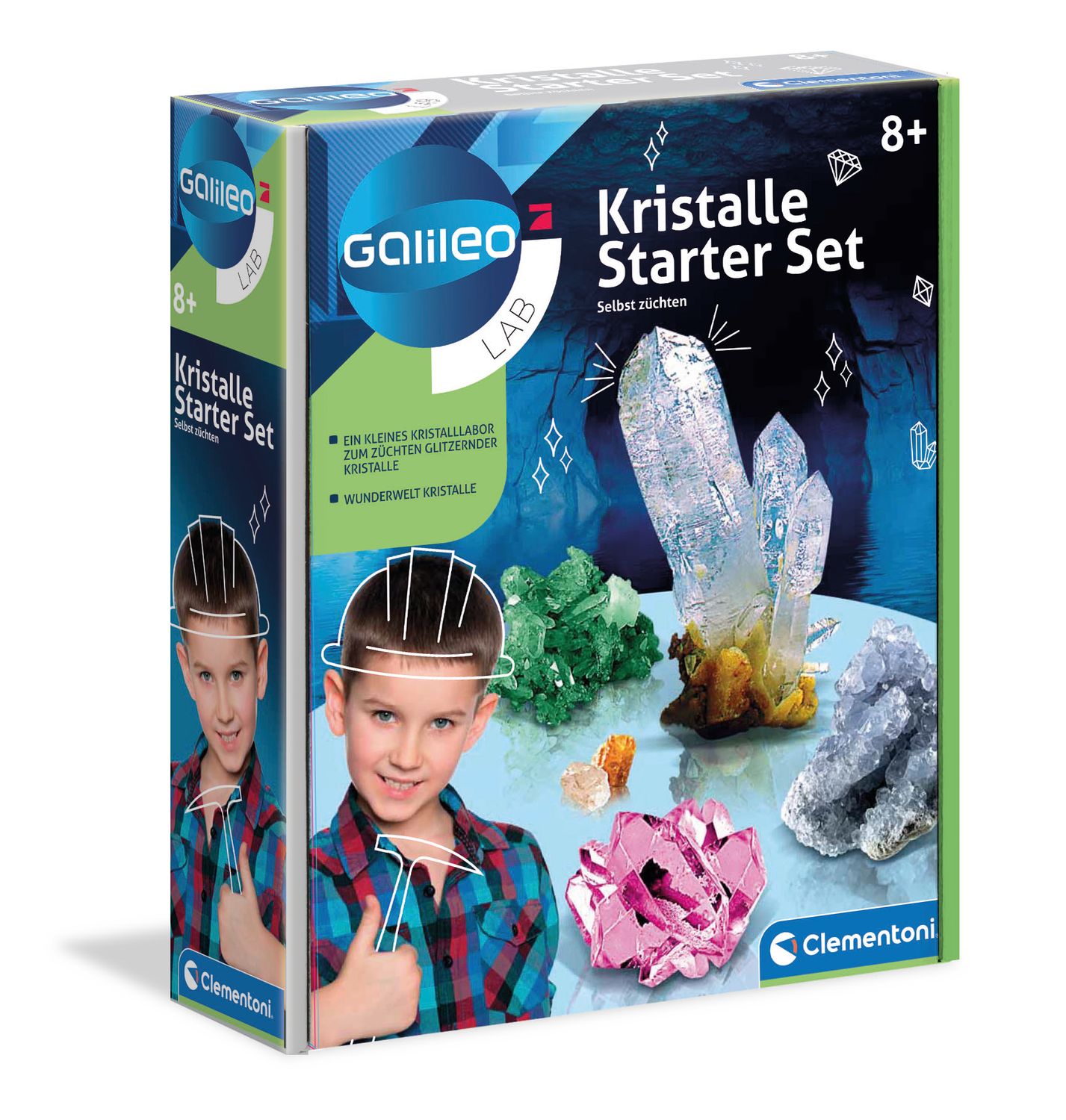 Clementoni Experimentierkästen Galileo - Kristalle selbst züchten - Starter-Set