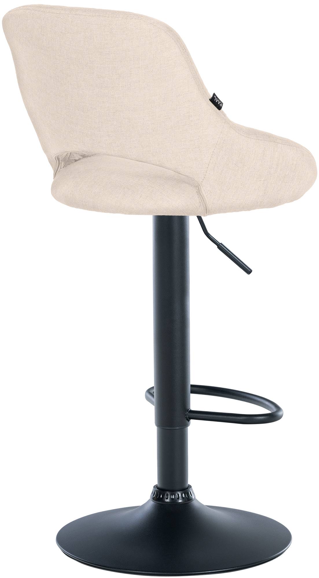 Barhocker Milet Stoff schwarz
