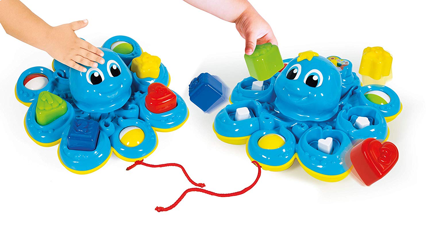 Clementoni Baby & Kleinkind Baby - Oktopus Formensortierer