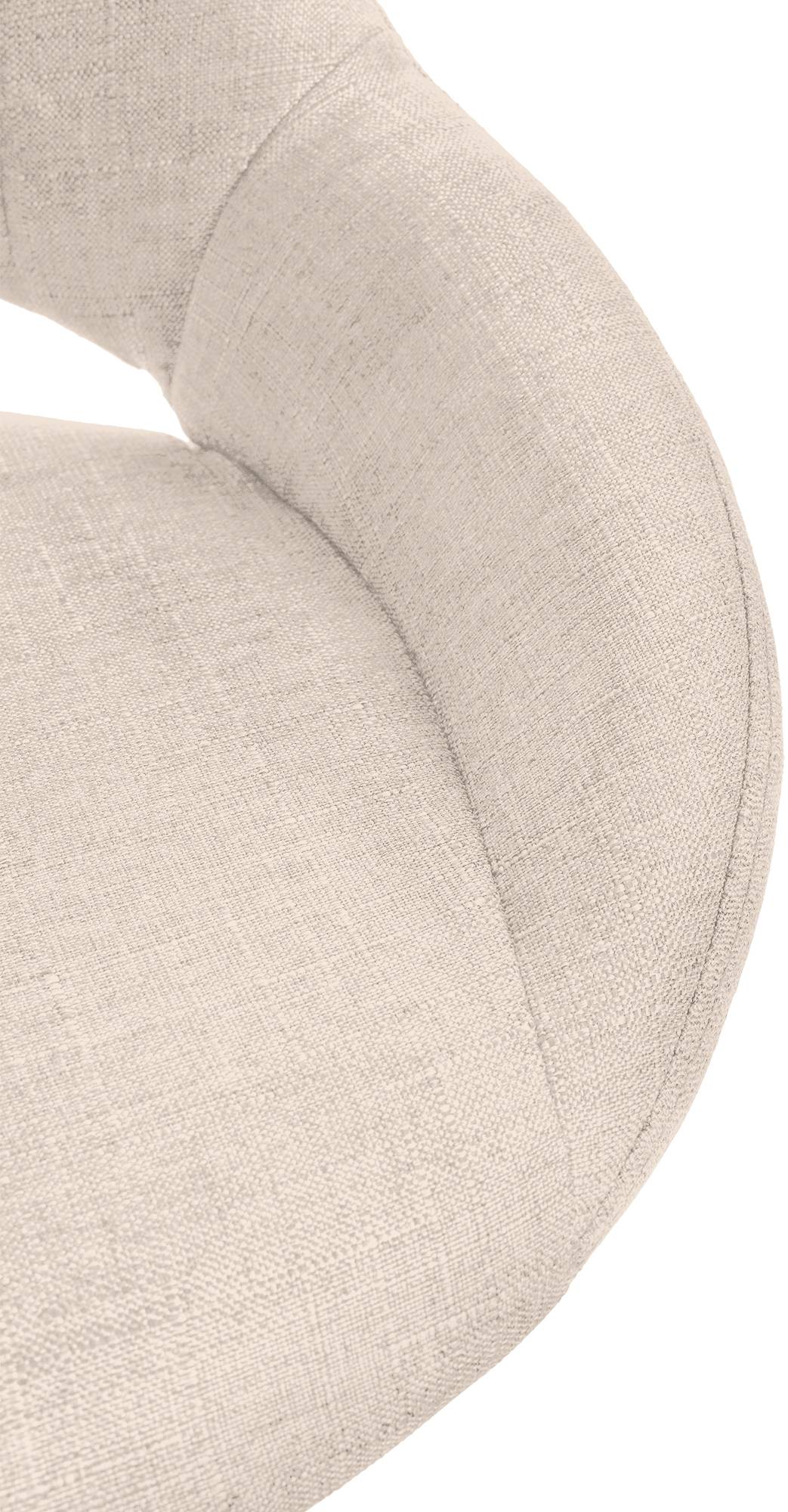 Barhocker Milet Stoff chrom