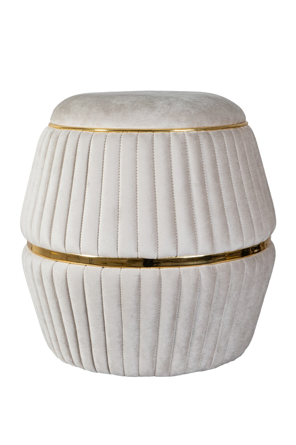 Hocker Hocker Doric 225 Taupe / Gold