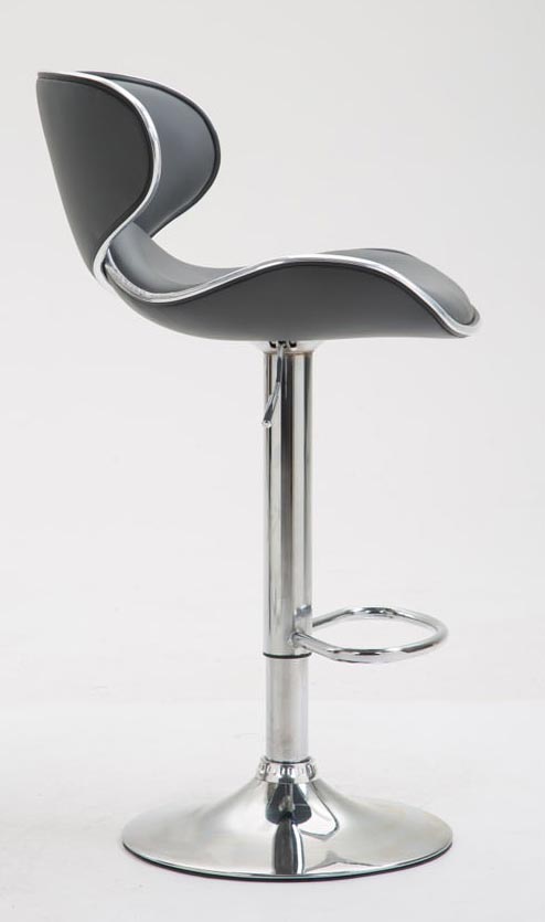 2er Set Barhocker Las Vegas V2 Kunstleder chrom
