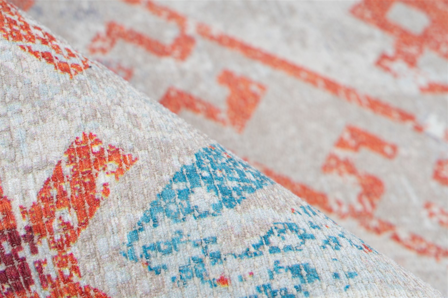 Teppich Indiana 225 Multi / Orange 80cm x 150cm